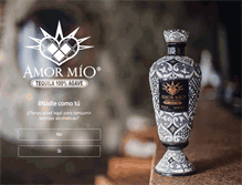 Tablet Screenshot of amormiotequila.com